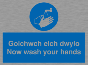 golchwch eich dwylo